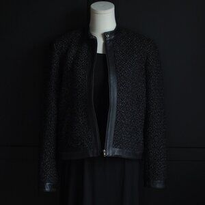 Jones New York | Vintage Tweed Jacket in Black and White
